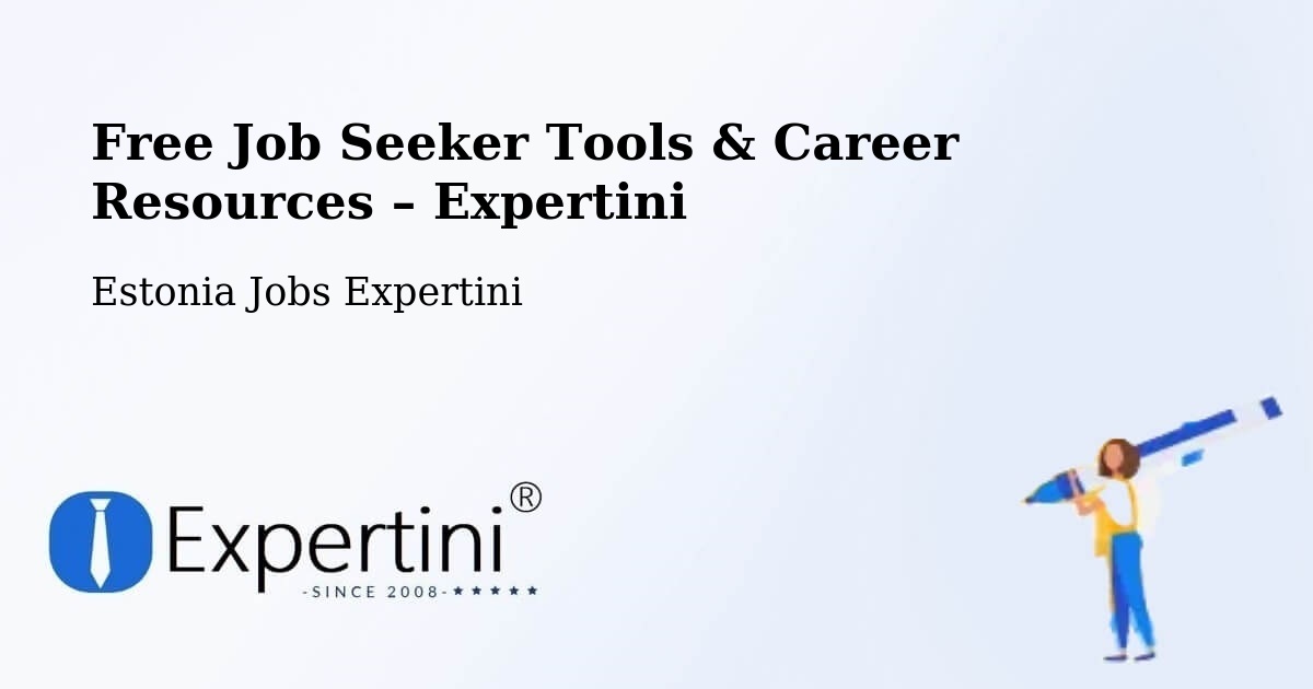 Free Job Seeker Tools & Career Resources – Sauga - Sauga, Estonia Jobs Expertini